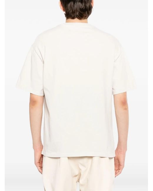 Melt White Crew Neck T-Shirt for men