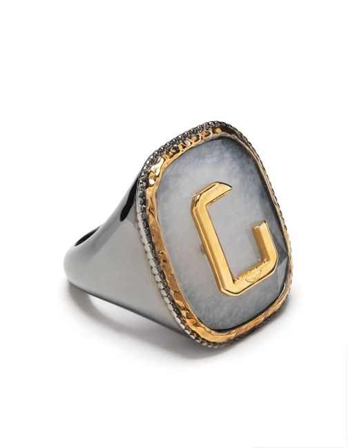 Zadig & Voltaire Blue Cecilia Signet Ring