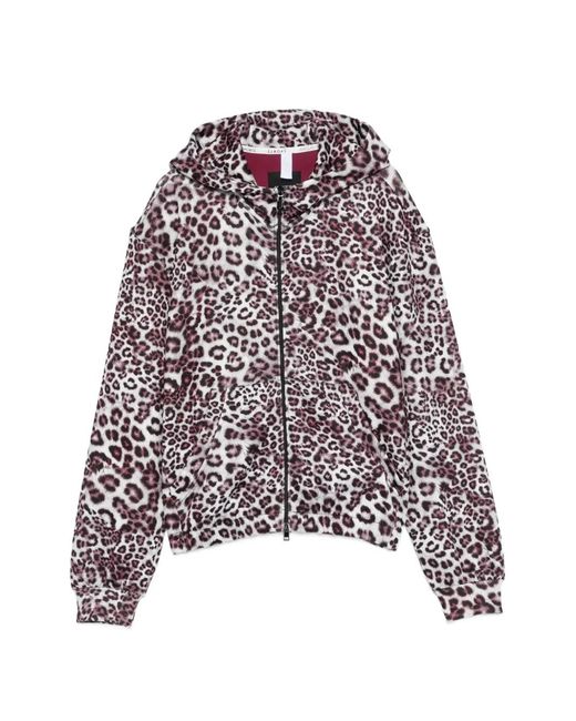 Marc Cain White Leopard-Print Hoodie