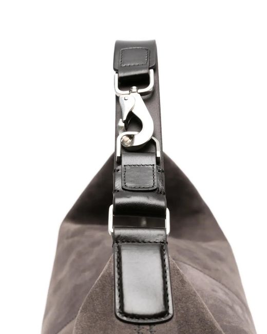 Lemaire Gray Large Quiver Clip Shoulder Bag