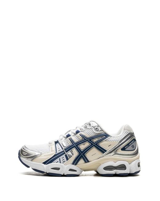 Asics Gel-nimbus 9 Wmns "white Light Indigo" スニーカー