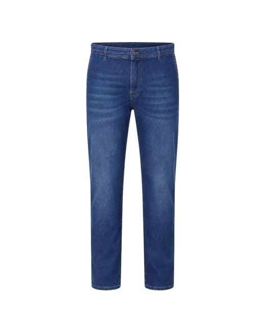 Brooksfield Blue Regular-Fit Jeans for men