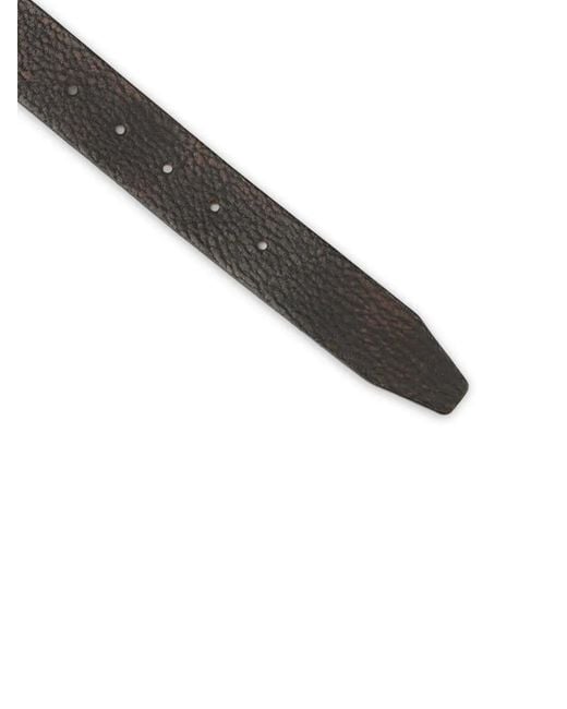 Fortela White Culien Embellished Leather Belt