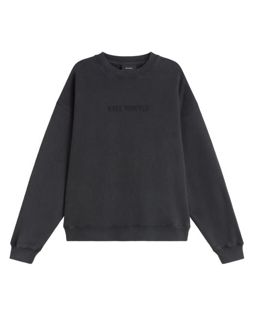 Axel Arigato Black Distort Washed Sweatshirt for men