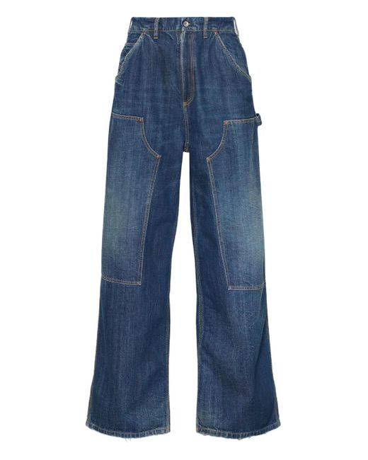 Maison Margiela Blue Utility-Pocket Denim Jeans for men