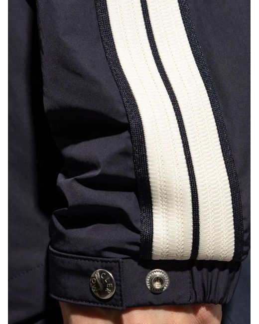 Moncler Blue Side Stripe Jacket for men