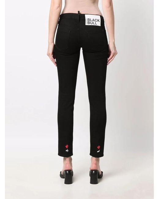 DSquared² Black Bull Jennifer Skinny Jeans