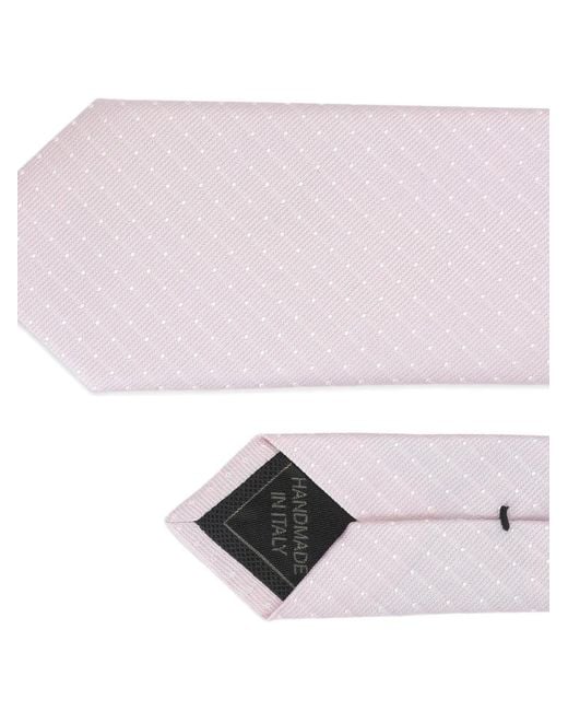 Brioni White Polka Dot Tie for men