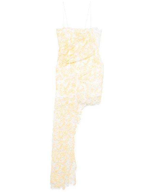 Christopher Esber White Floating Mini Dress