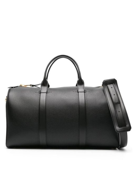 Tom Ford Reisetasche aus strukturiertem Leder in Black für Herren