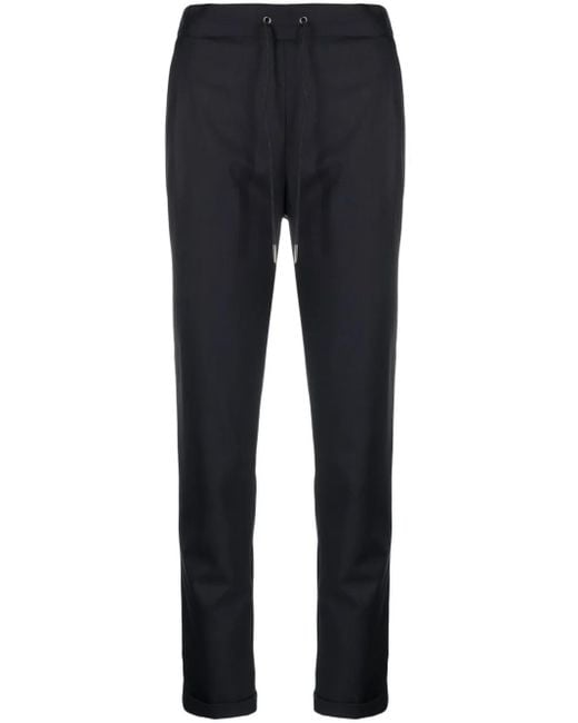 Fabiana Filippi Blue Drawstring-Waist Tapered Trousers