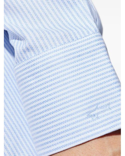 Camicia A Righe di Paul & Shark in Blue da Uomo