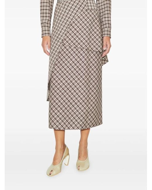 Gonna A Portafoglio di Tory Burch in Gray