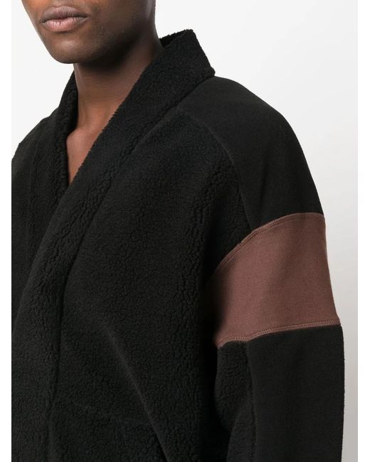Ambush Black Contrast-Panel Bomber Jacket for men