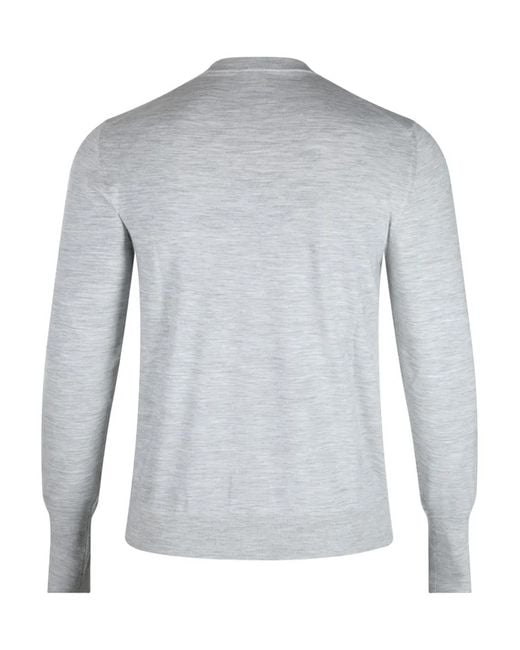 Eleventy Gray Wool Sweater for men