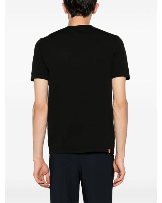 Rrd Black Logo-detail Cotton T-shirt for men