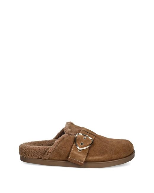Blauer Brown Glade Buckle-Strap Loafers