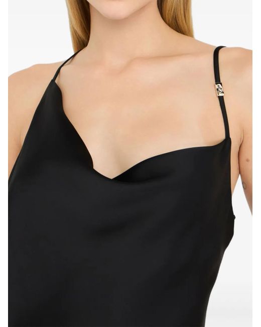 Liu Jo Black Dressy Satin Dress