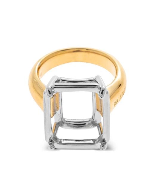 Balenciaga Metallic Ring Aus Messing
