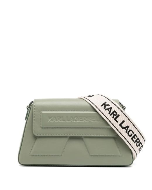 Karl Lagerfeld Green Ikon K Crossbody Bag