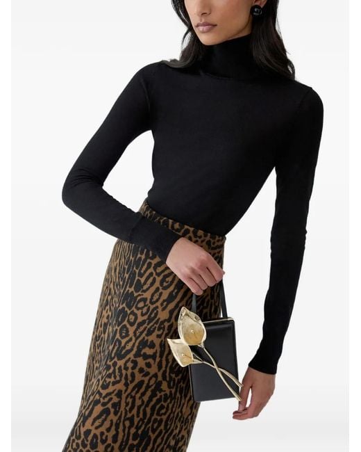 Carolina Herrera Black Turtleneck Sweater