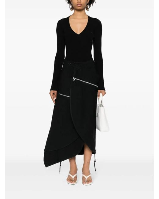 Courreges Black Sweaters