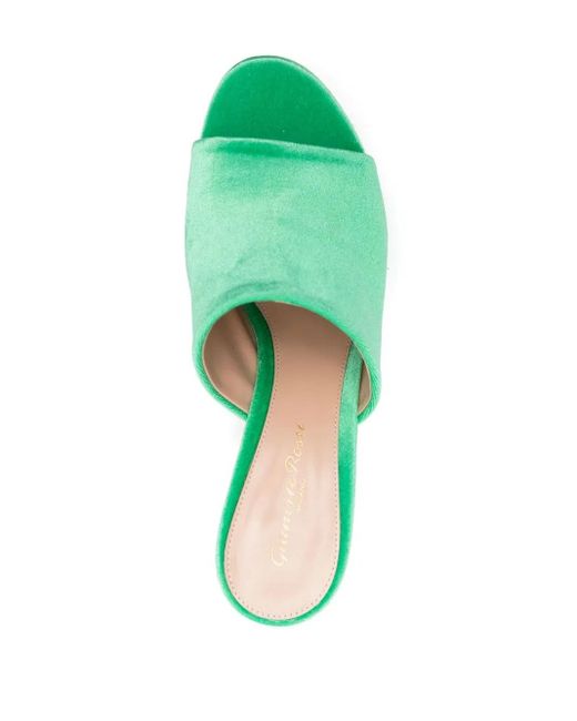 Gianvito Rossi Green Holly Sandals