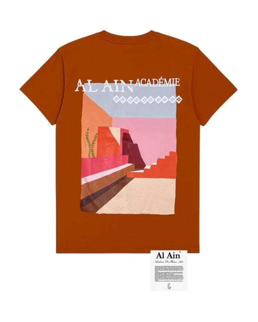 Al Ain Brown T-Shirt À Logo Imprimé for men