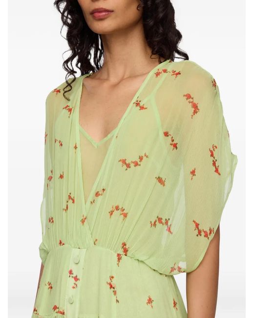 Ganni Green Dress