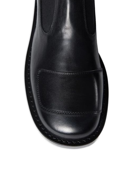 Ann Demeulemeester Black Nappa Leather Boots for men
