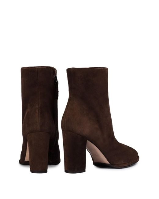 Le Silla Brown 90Mm Elsa Ankle Boots