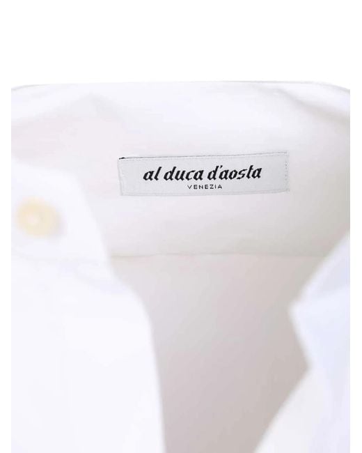 Al Duca D'aosta White Button-Down Shirt for men