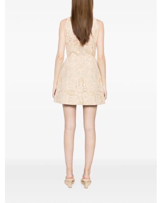 Sandro White Lace Mini Dress