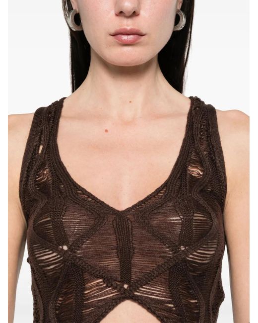 Isa Boulder Brown Fudgy Vest