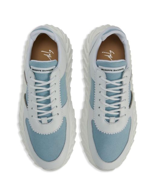 Giuseppe Zanotti Blue Frankie Lace-up Sneakers for men