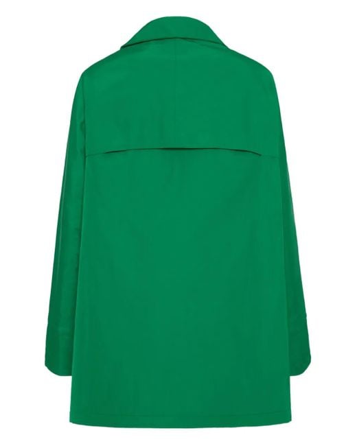 DSquared² Green Logo-Print Coat