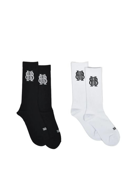 BREATH White Logo Socks (Set Of Two)