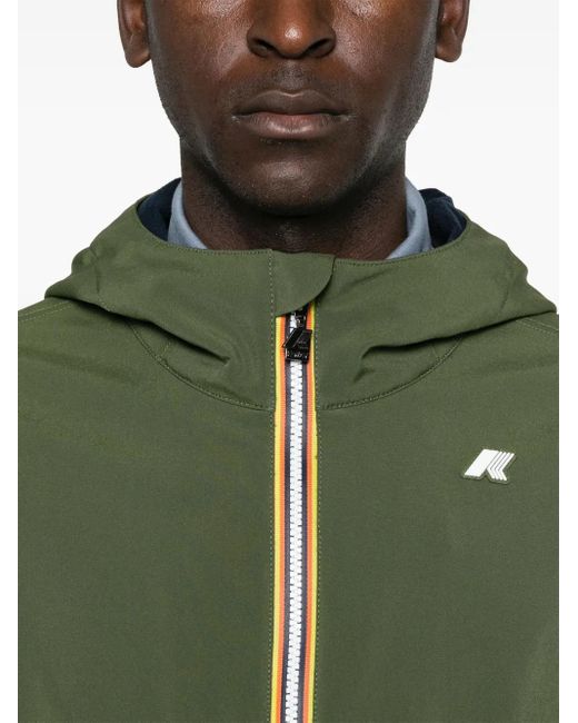 K-Way Green Jacko Bonded Jacket for men