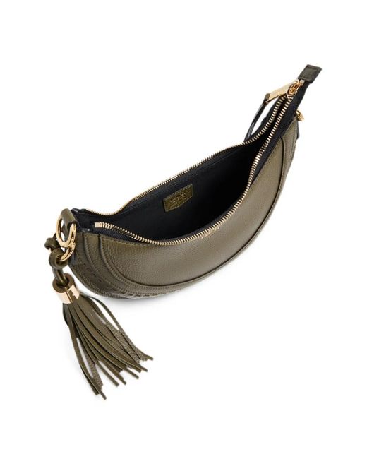 Lancel Metallic Small Hoboheme Tassel-Detail Shoulder Bag