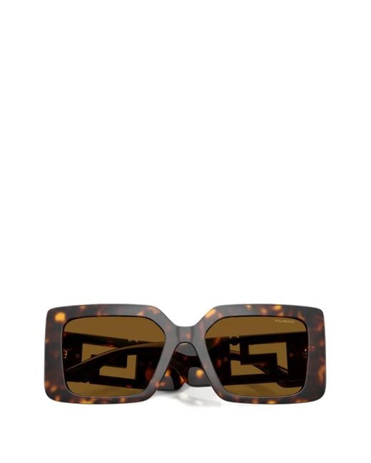 Versace Brown Square-Frame Sunglasses