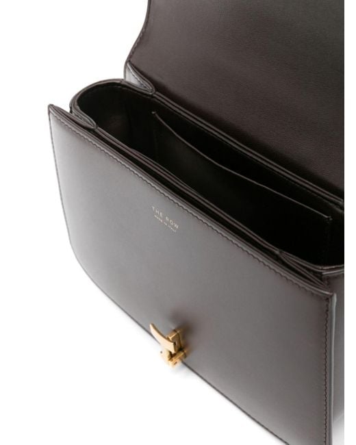 The Row Gray Sofia 8.75 Leather Shoulder Bag