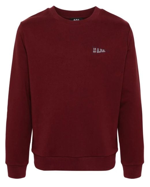 A.P.C. Logo-Embroidered Sweater for men