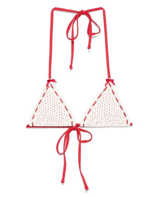 Frankie's Bikinis Nick ビキニトップ Red