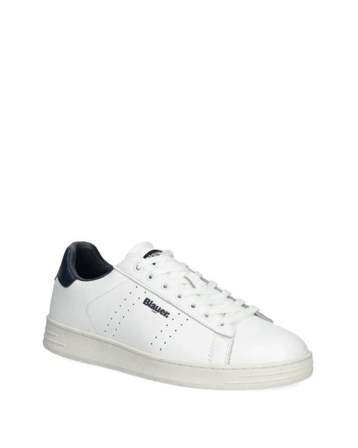 Blauer White Grant Sneakers for men