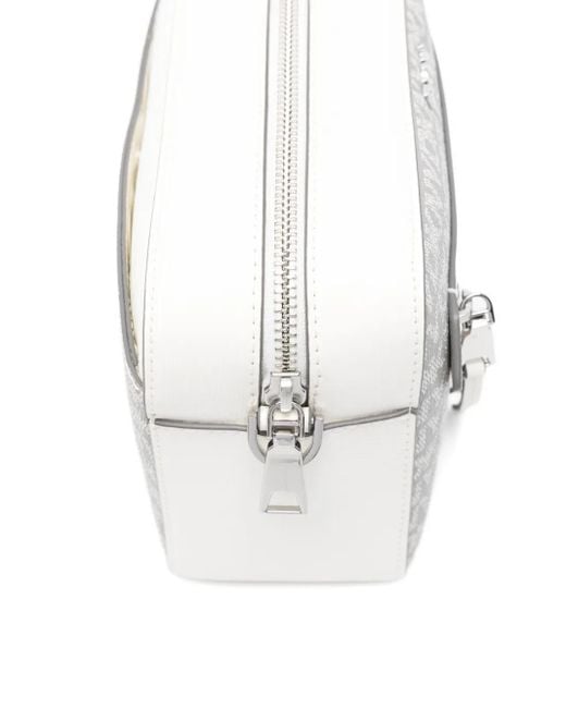 DKNY Gray Logo-Monogram Shoulder Bag
