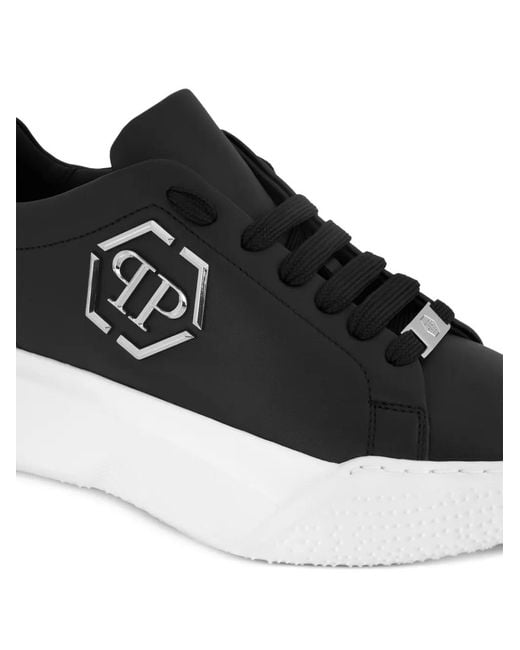 Philipp Plein Black Godzilla Runner Hexagon Sneakers