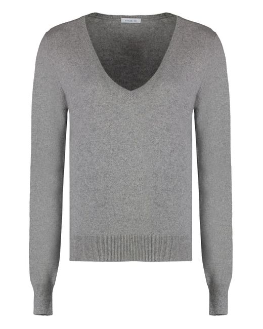 Jersey de punto Malo de color Gray