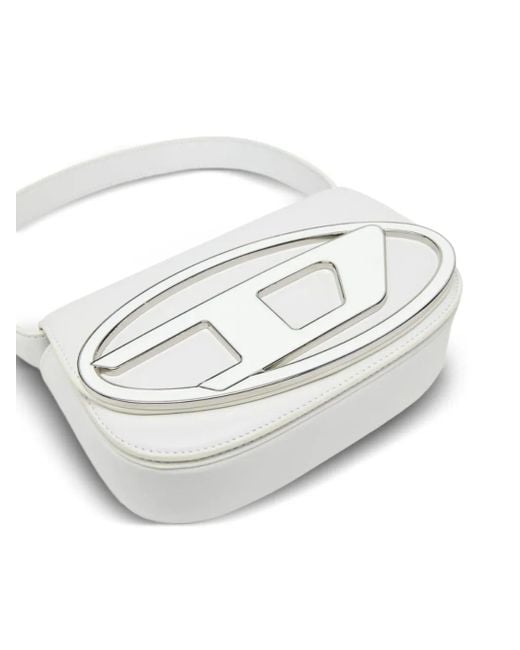 DIESEL 1Dr Schoudertas Met Logoplakkaat in het White