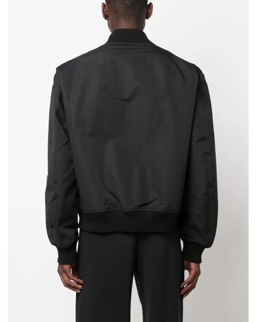 Y-3 Black Team Logo-Embroidered Jacket for men
