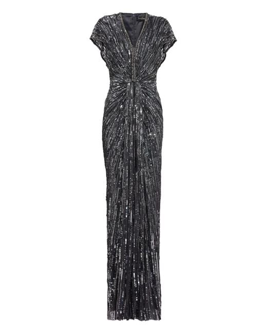 Jenny Packham Gray Dress Zola